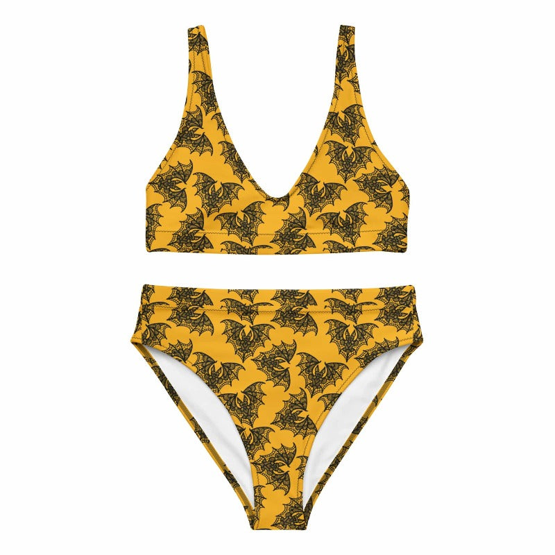 Lace Bat High-waisted bikini