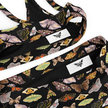 Moth Print High-waisted bikini