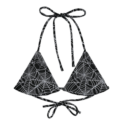 Spiderweb string bikini top