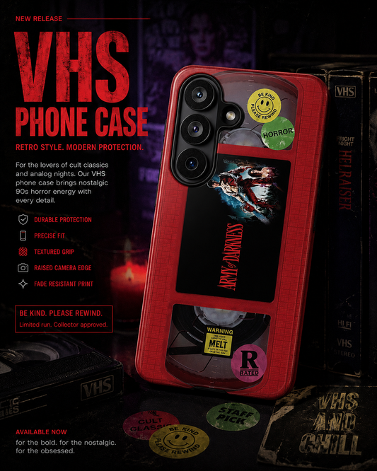Army of Darkness Red Edition VHS Phone Case