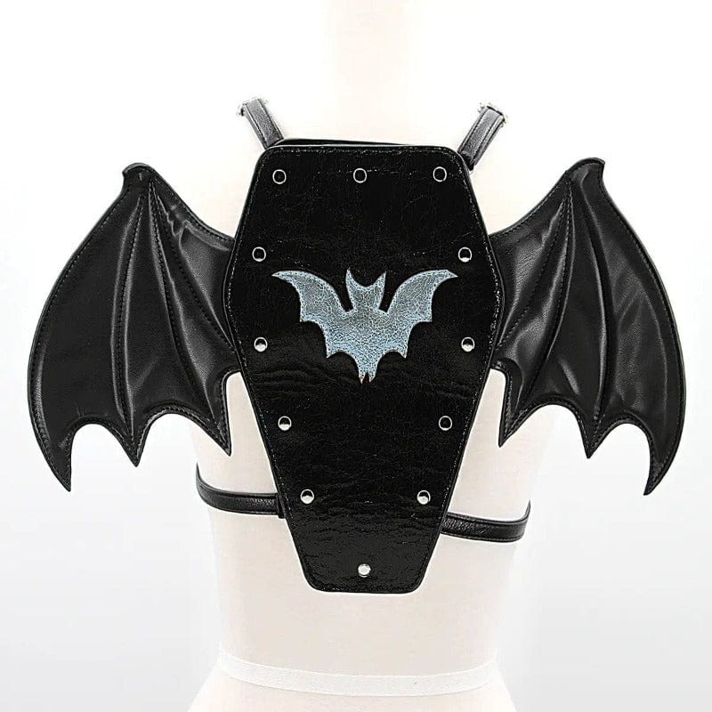 Bat Coffin Mini Backpack and Crossbody Bag