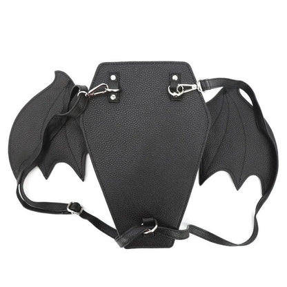Bat Coffin Mini Backpack and Crossbody Bag