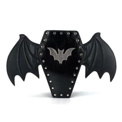 Bat Coffin Mini Backpack and Crossbody Bag