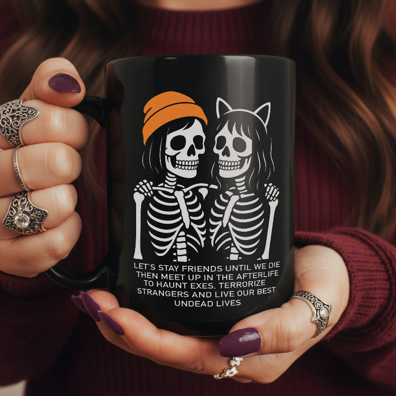 Skeleton Bestie Mug