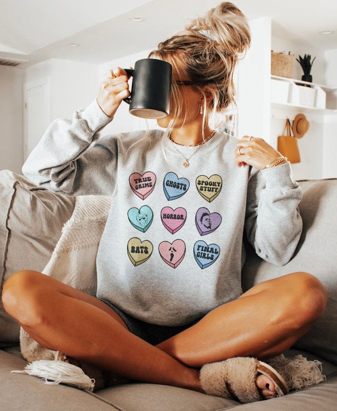 Valloween Conversation Hearts Sweatshirt