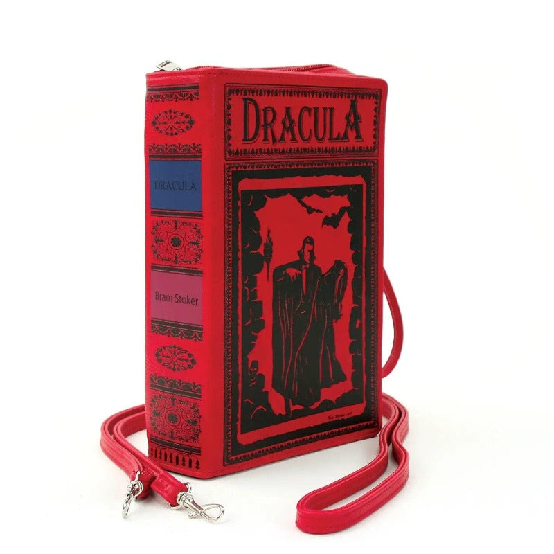 Red Dracula Cross Body Book Bag
