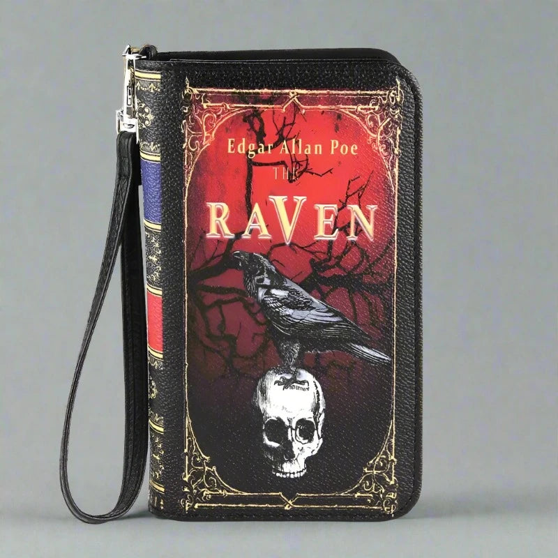 Edgar Allen Poe's The Raven Wallet Wristelet