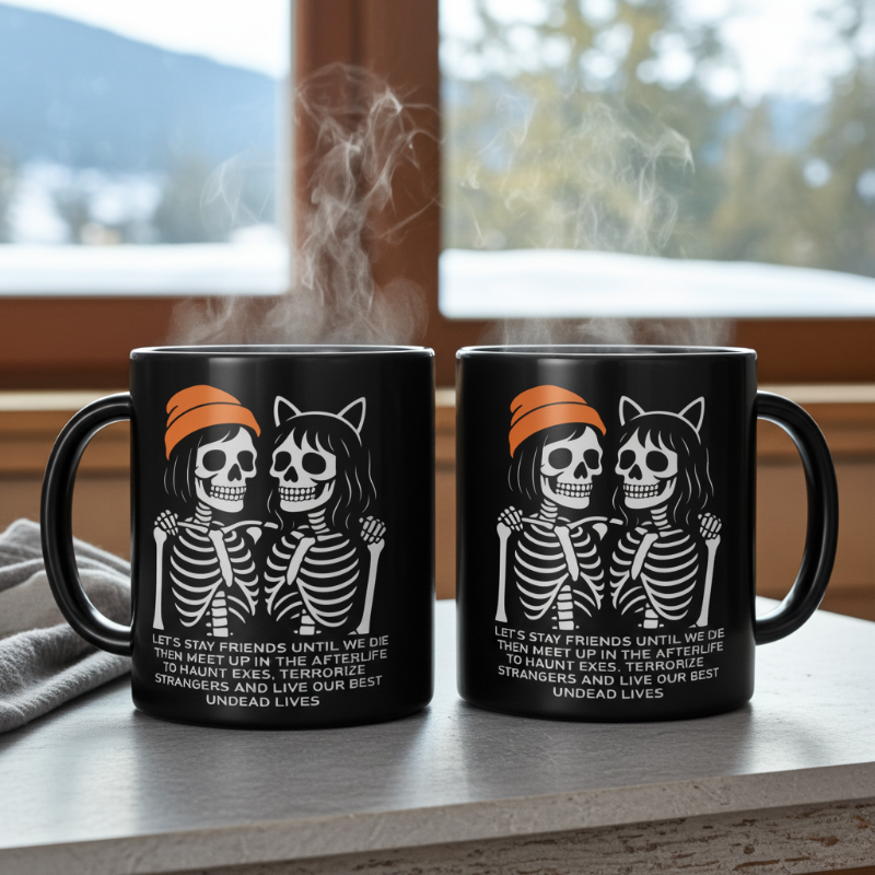 Skeleton Bestie Mug
