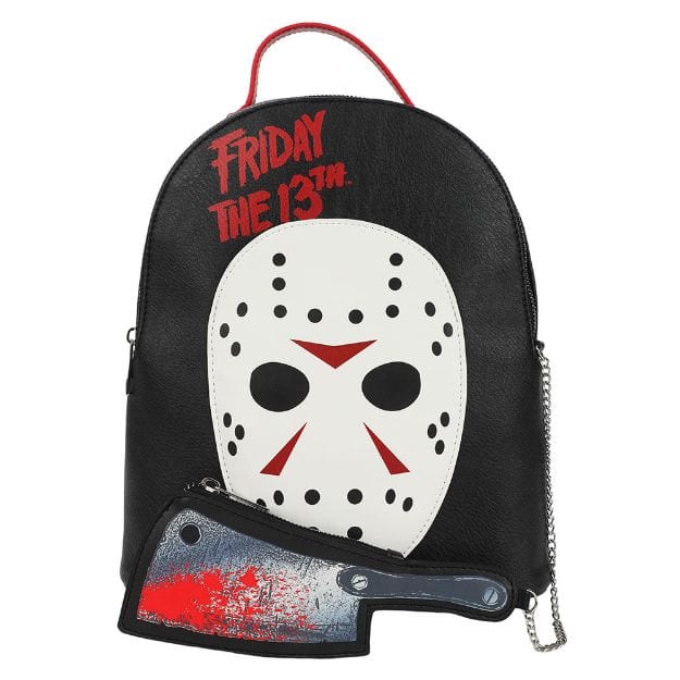 Friday the 13th Jason Mini Backpack with Knife Coin Purse