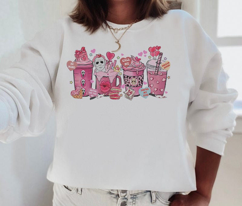 Horror Valentine Coffee Sweatshirt