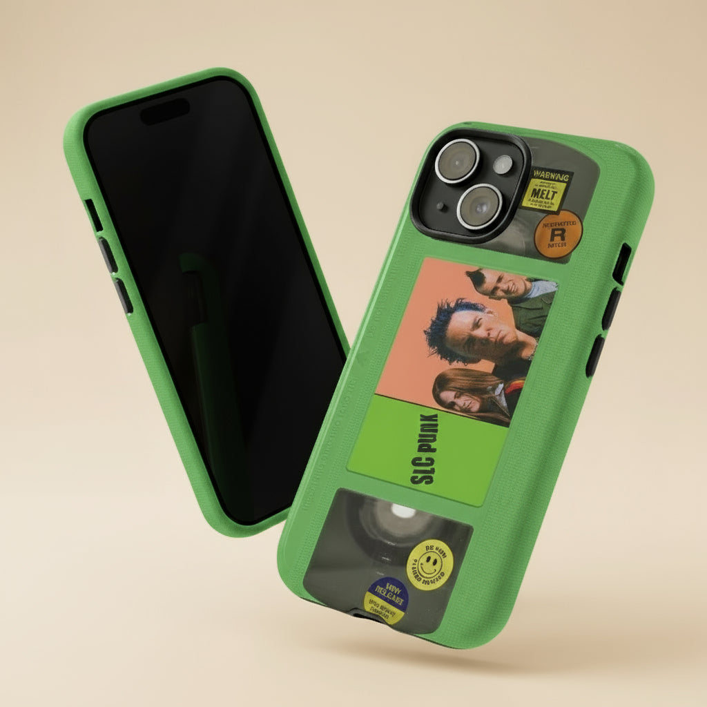 SLC Green Edition Impact Resistant VHS Phone Case