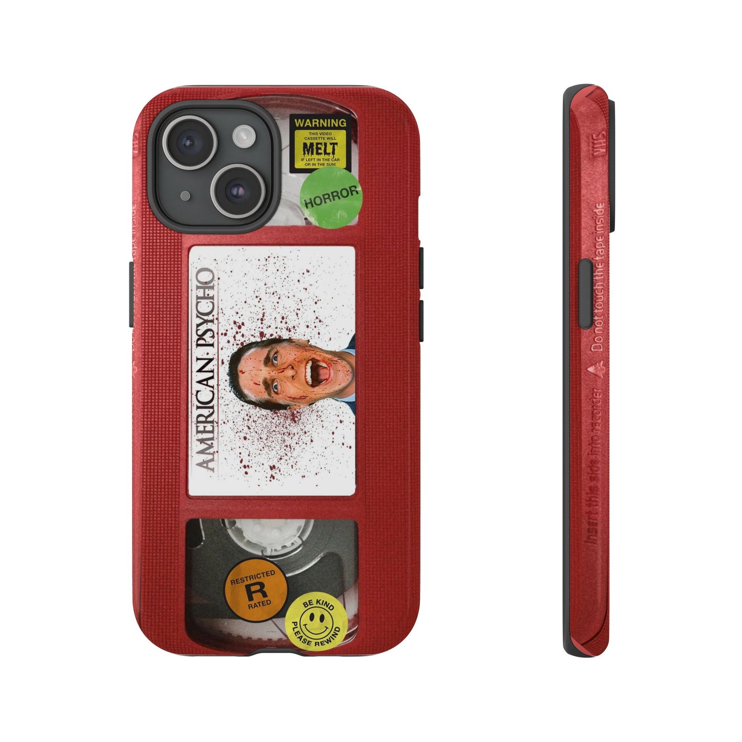 🇺🇸 Psycho Red Edition VHS Phone Case