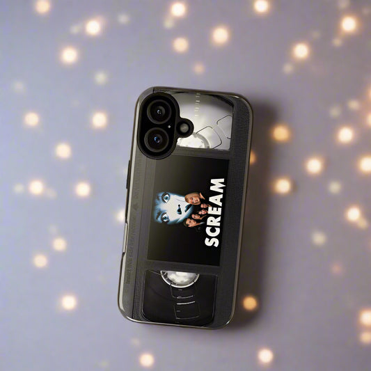 Scream VHS Impact Resistant iPhone Case