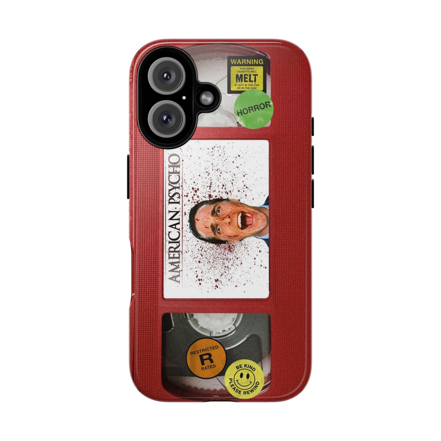 🇺🇸 Psycho Red Edition VHS Phone Case