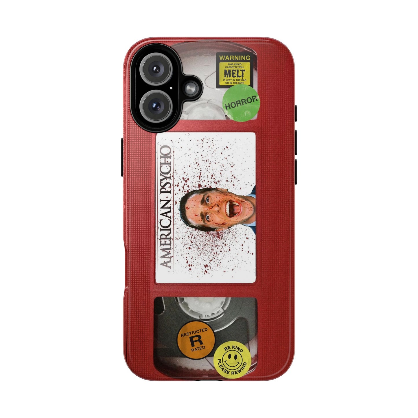 🇺🇸 Psycho Red Edition VHS Phone Case