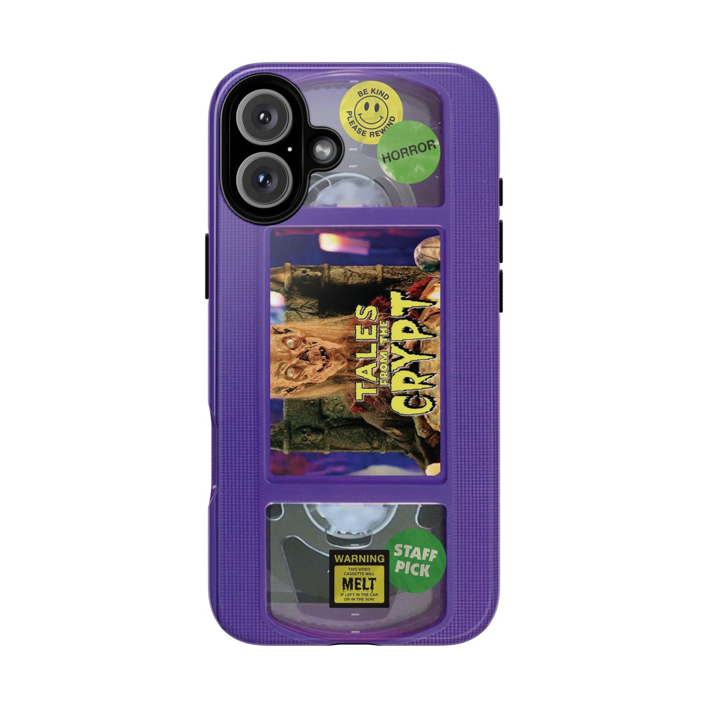 Tales Purple Edition Impact Resistant VHS Phone Case