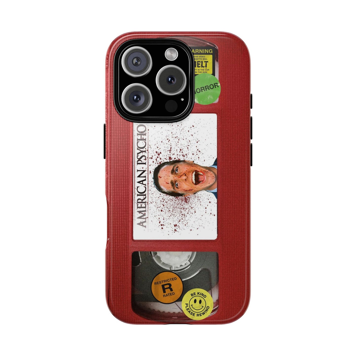 🇺🇸 Psycho Red Edition VHS Phone Case