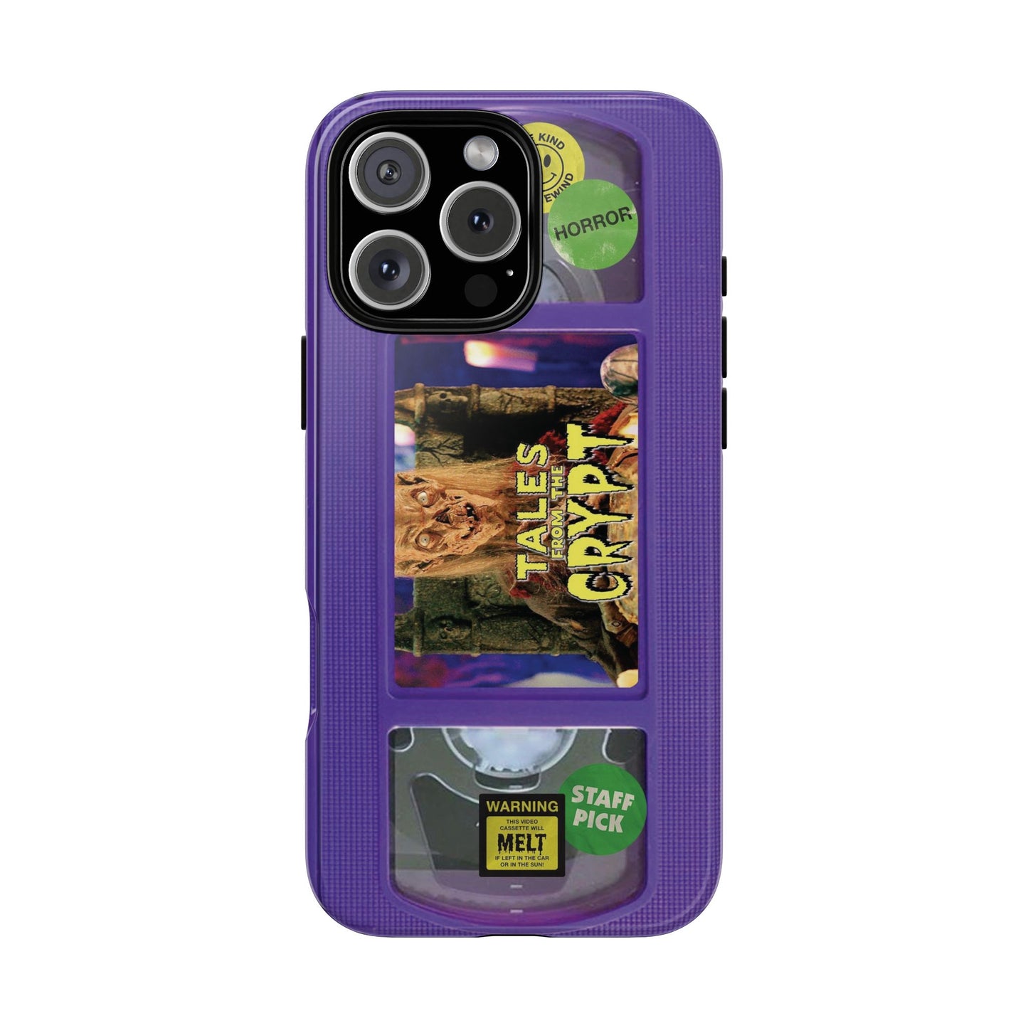 Tales Purple Edition Impact Resistant VHS Phone Case