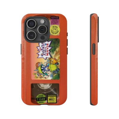 Rugrats Orange Edition VHS Phone Case