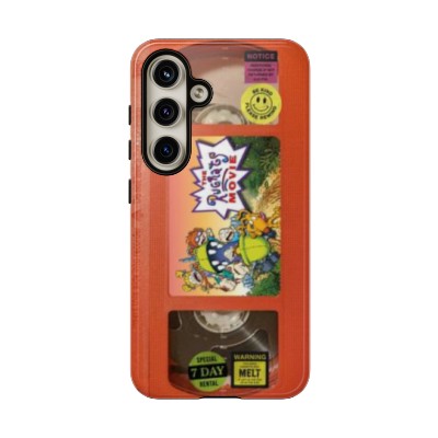 Rugrats Orange Edition VHS Phone Case