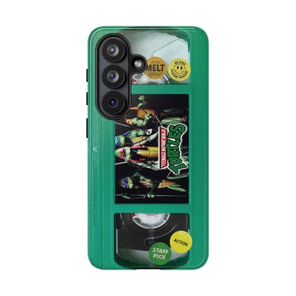 Teenage Turtles Green Impact Resistant VHS Phone Case