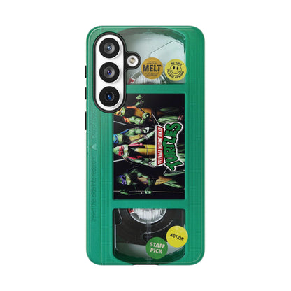 Teenage Turtles Green Impact Resistant VHS Phone Case