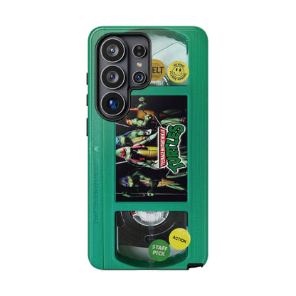 Teenage Turtles Green Impact Resistant VHS Phone Case
