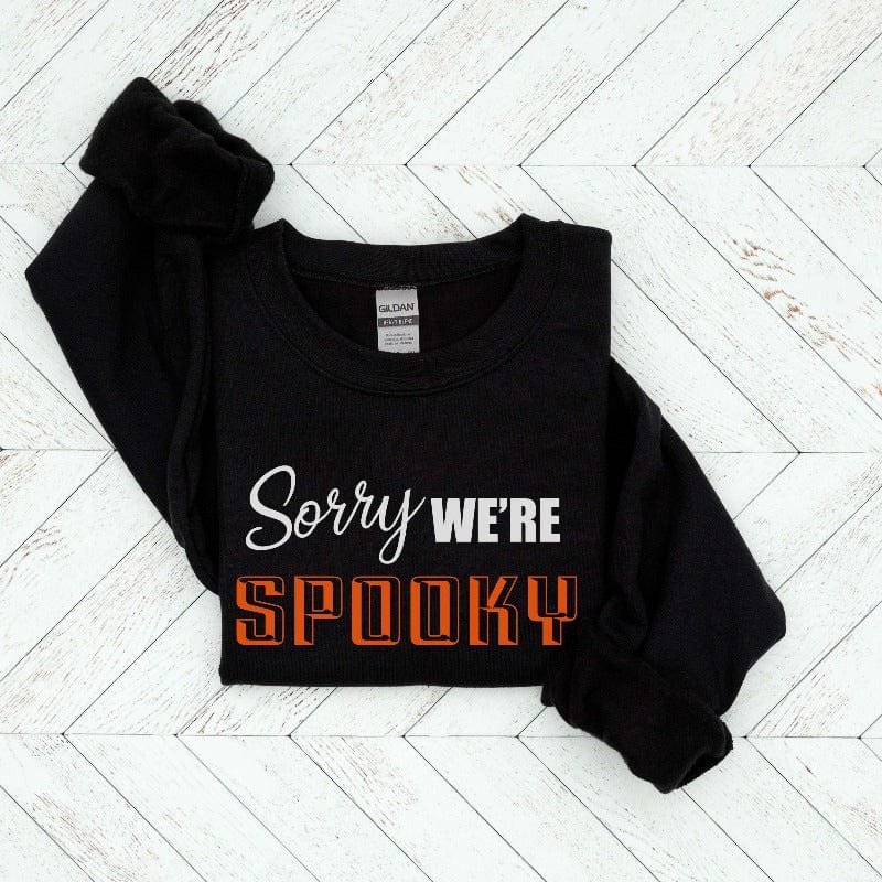 Sorry We're Spooky Crewneck Sweatshirt