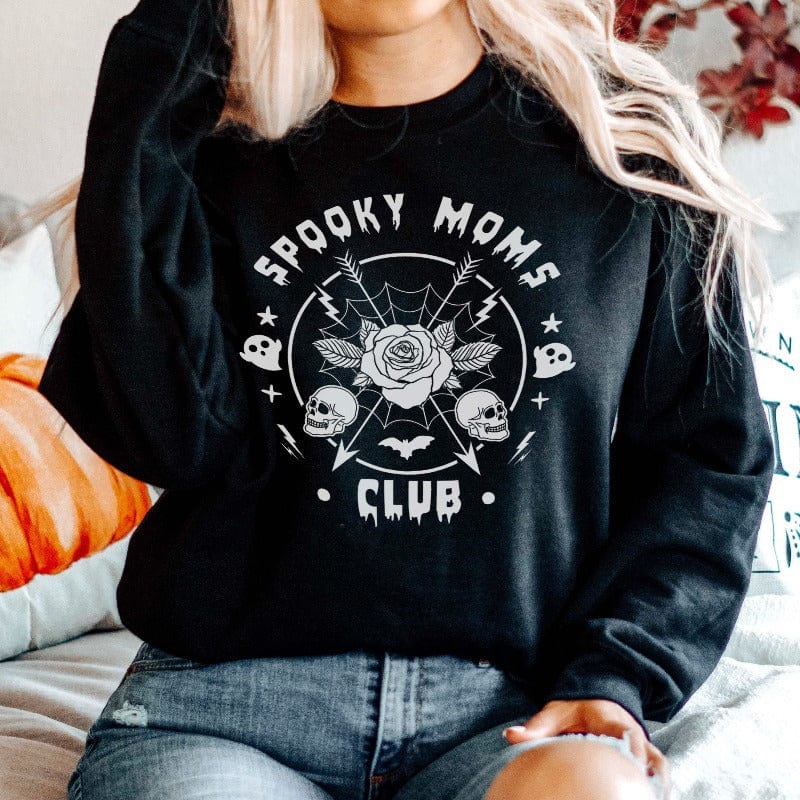 Spooky Mom's Club Crewneck Sweatshirt