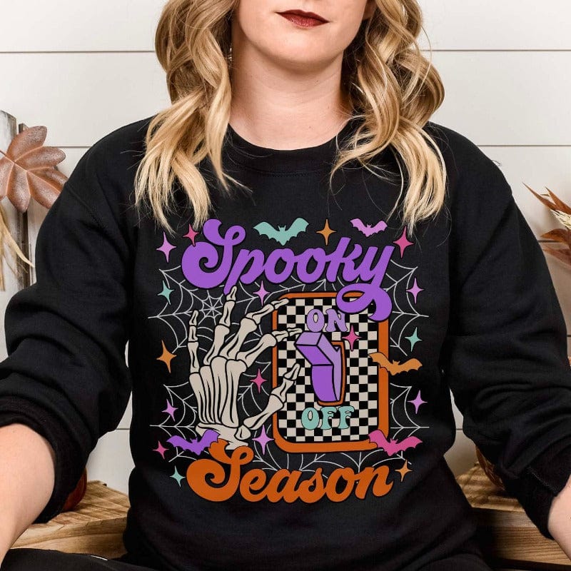 Spooky Season On Crewneck Sweatshirt