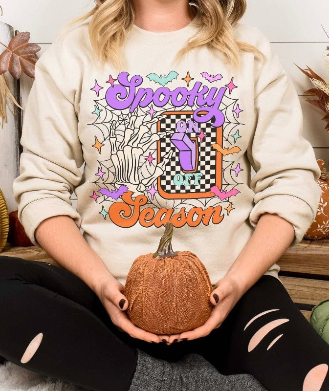 Spooky Season On Crewneck Sweatshirt