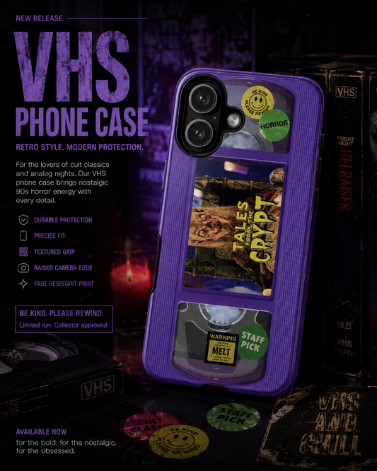 Tales Purple Edition Impact Resistant VHS Phone Case