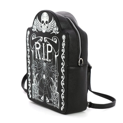 Glow in The Dark Coffin Mini Backpack/ Crossbody Bag
