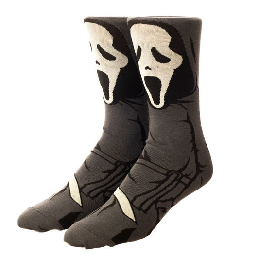 Ghost Face Wrap Around Character Socks
