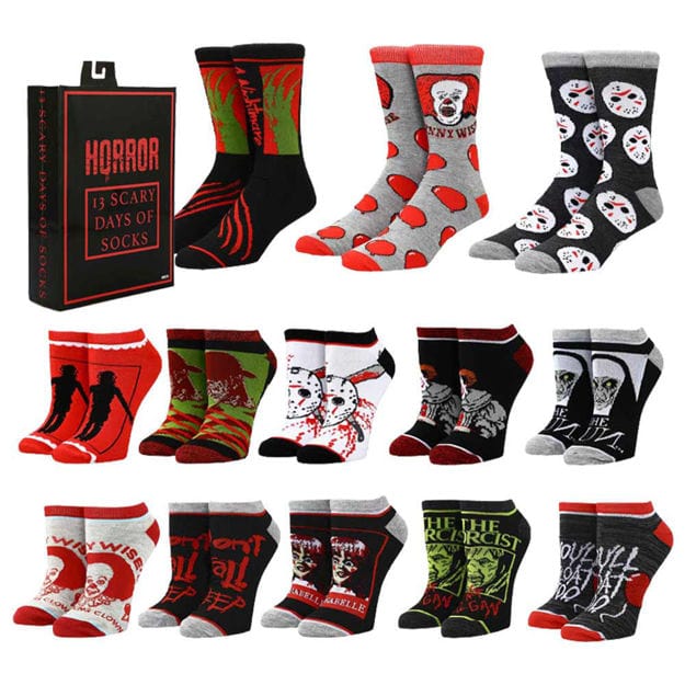 13 Scary Days of Horror Scary Sock Set