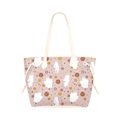 Pink Ghost Canvas Canvas Tote Bag