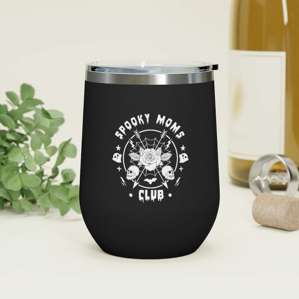 Spooky Moms Club 12oz Insulated Wine Tumbler