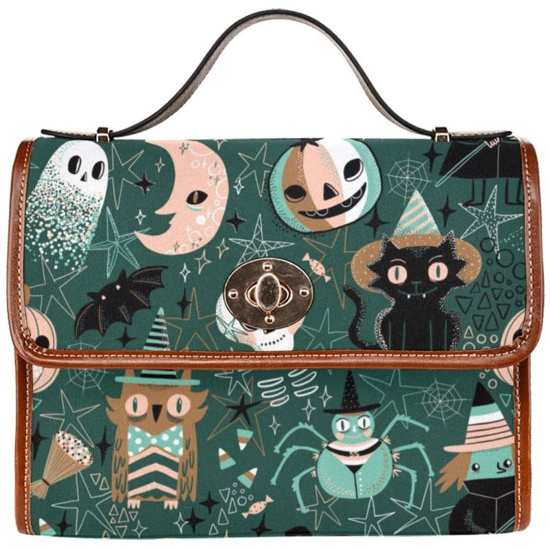 Spoopy Halloween Waterproof Canvas Bag