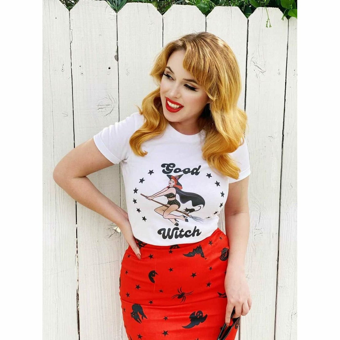 Good Witch Pin Up Tee