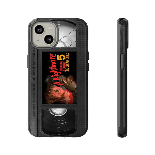 Nightmare 5 Impact Resistant VHS Phone Case