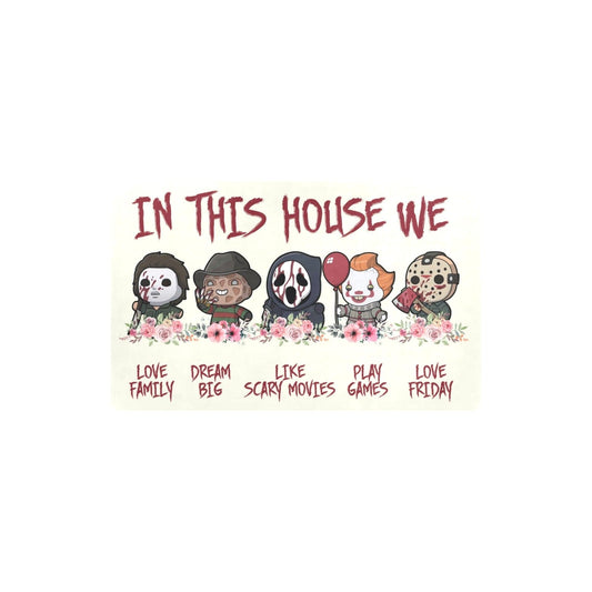 In This House Kitchen Mat 32"x20"