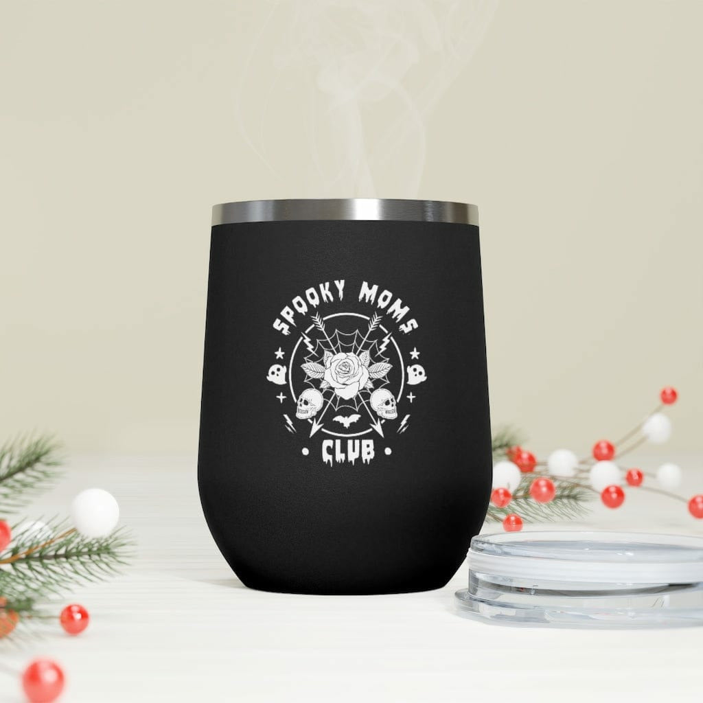 Spooky Moms Club 12oz Insulated Wine Tumbler