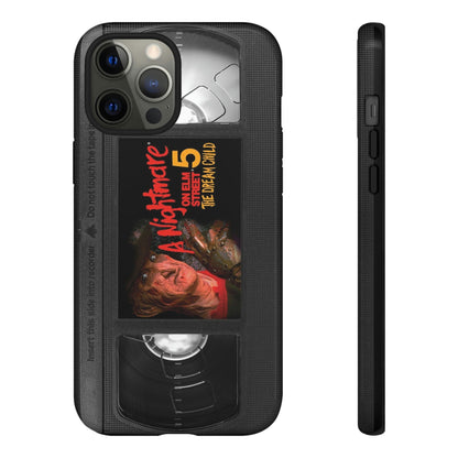 Nightmare 5 Impact Resistant VHS Phone Case