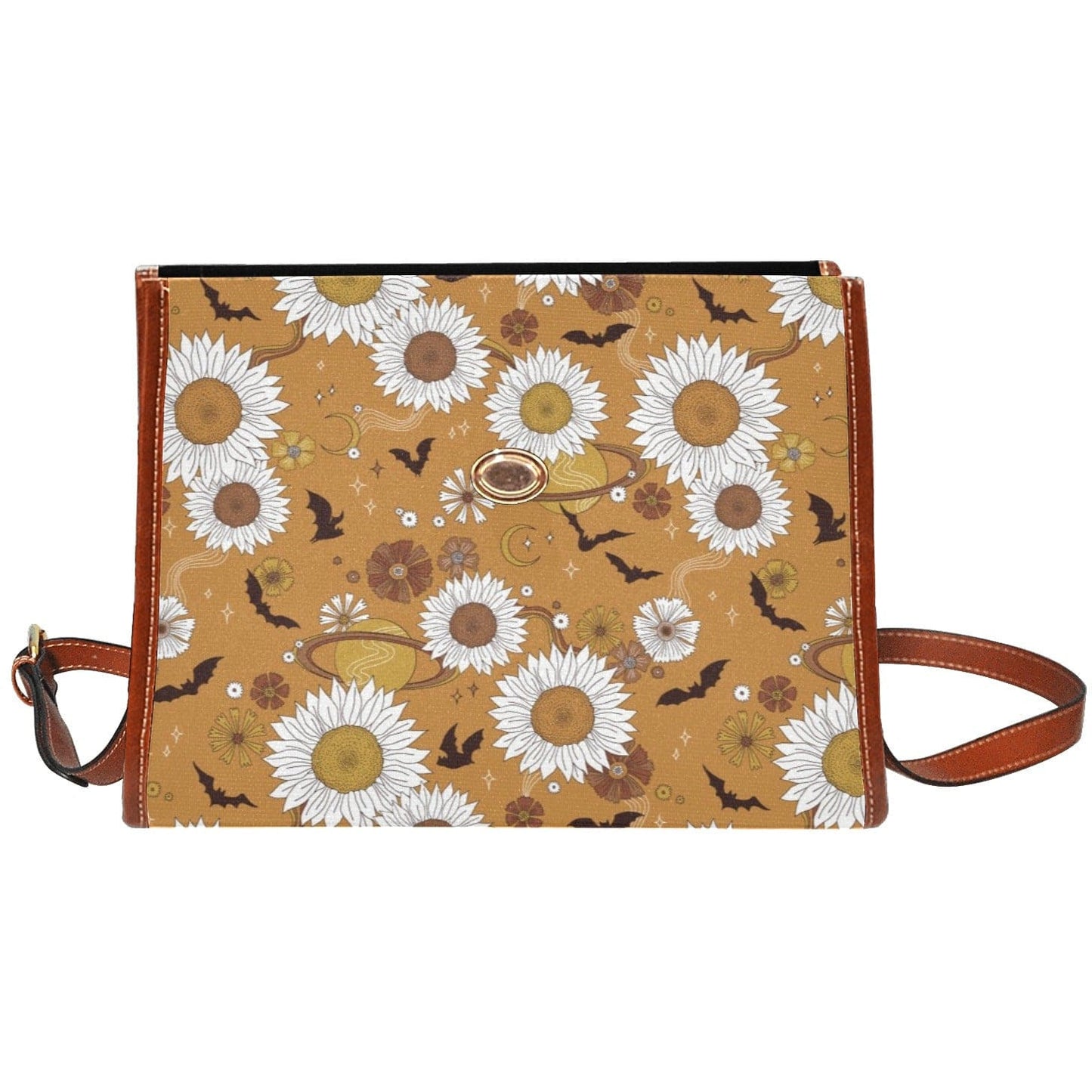 Bats and Sunflowers Canvas Bag