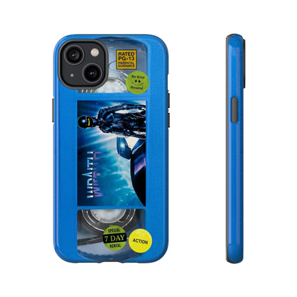 The Wraith Blue Edition Impact Resistant VHS Phone Case