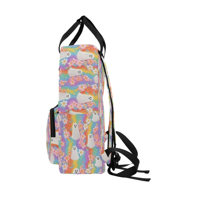 Pastel Ghost Backpack Double Handle Backpack