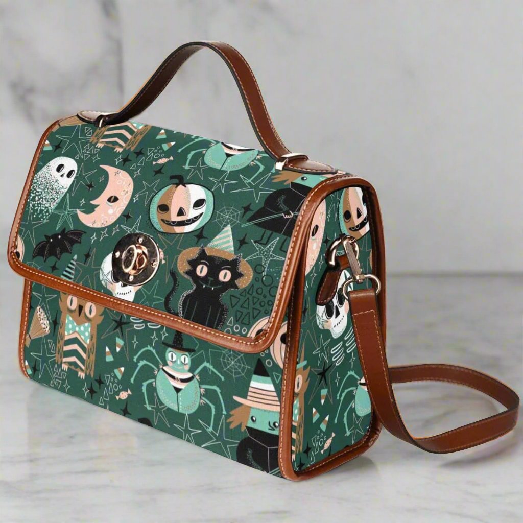 Spoopy Halloween Waterproof Canvas Bag