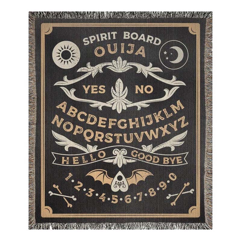 Ouija Board Woven Blanket