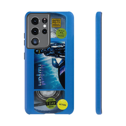 The Wraith Blue Edition Impact Resistant VHS Phone Case