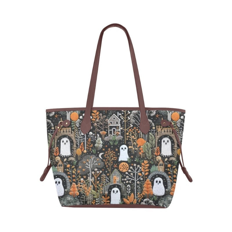 Ghostly House CanvasTote Bag